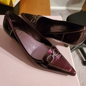 Circa by Joan David Wine Patent Pumps ,Size 7.5